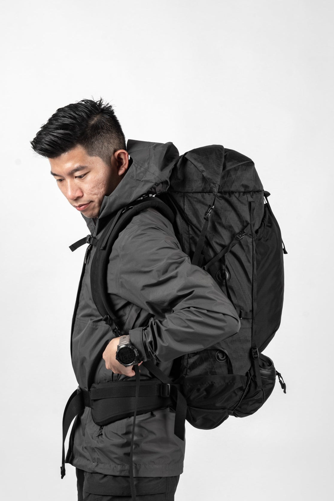 Carrier Pack 50L V2 with Strap Set - Black